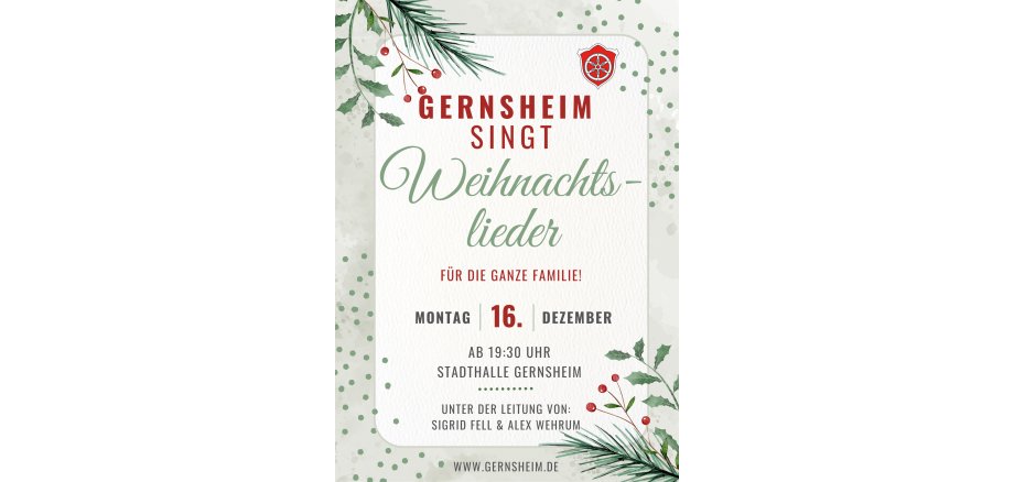 Gernsheim singt Weihnachtslieder - 1